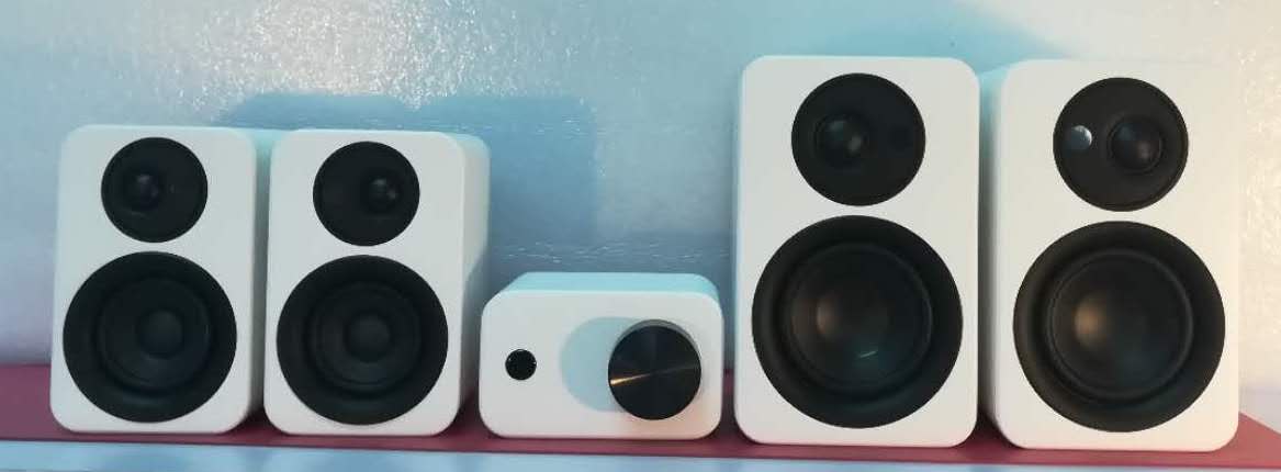 Активные динамики - 5-дюймовый стереофонический bluetooth-динамик для студийного монитора