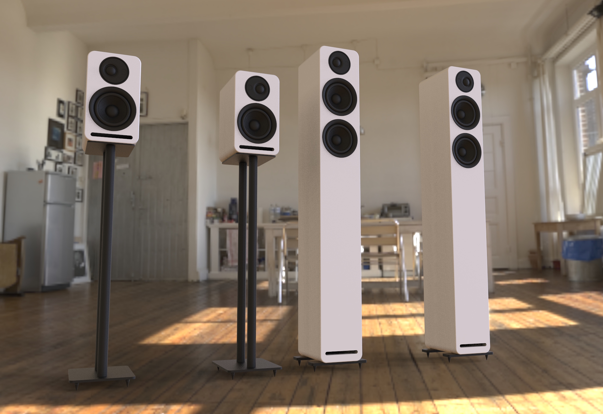 Динамики HIFI-4-дюймовый полочный динамик Hi-Fi