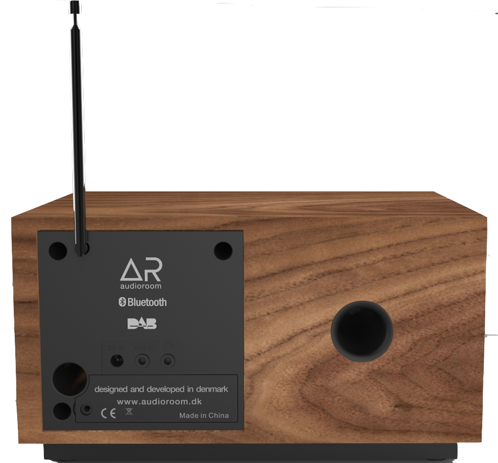 Радио DAB с 3-дюймовым динамиком и лицензией AAC для DAB+