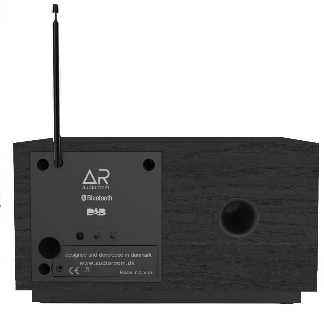 Радио DAB с 3-дюймовым динамиком и лицензией AAC для DAB+
