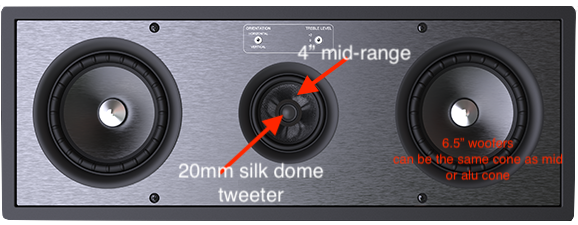 6,5-дюймовый настенный динамик для домашнего кинотеатра HIFI