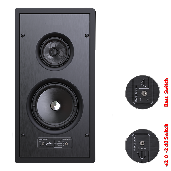 6,5-дюймовый 3-полосный настенный динамик HIFI для домашнего кинотеатра